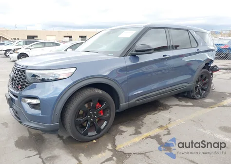2021 Ford Explorer St из США, поврежденный, VIN 1FM5K8GC1MGA41552
